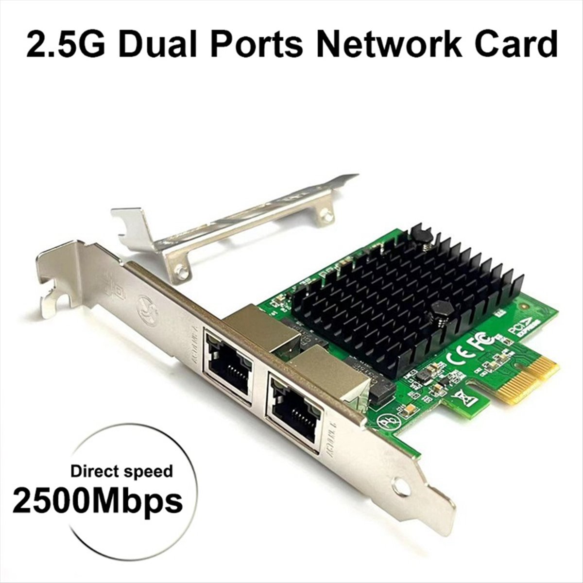Gigabit Network Card - ABAN 2 Port 2.5G PCIe Network