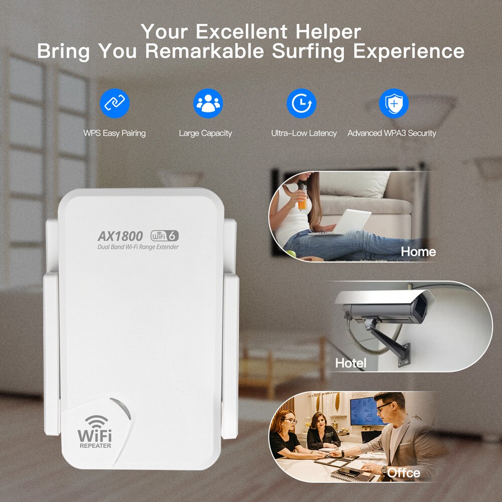 FENVI WiFi6 AX1800 Wireless Re - огляд і ціна Wifi Range Extender