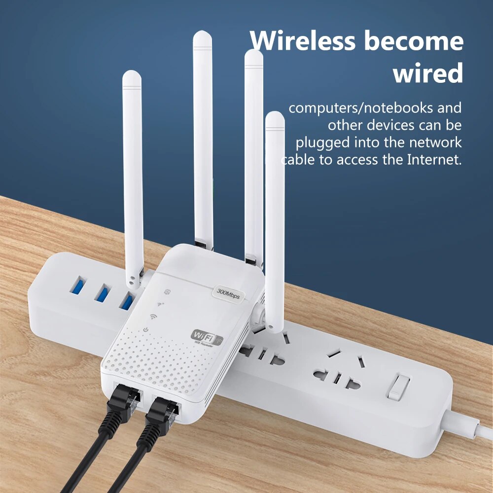 300Mbps Wireless WiFi Repeater - огляд і ціна Wifi Range Extender