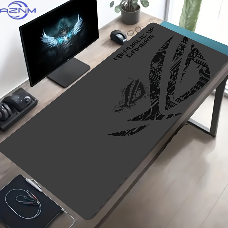 1pc Large Gaming Mouse Pad ROG - огляд і ціна Office Desk Tech Accessories