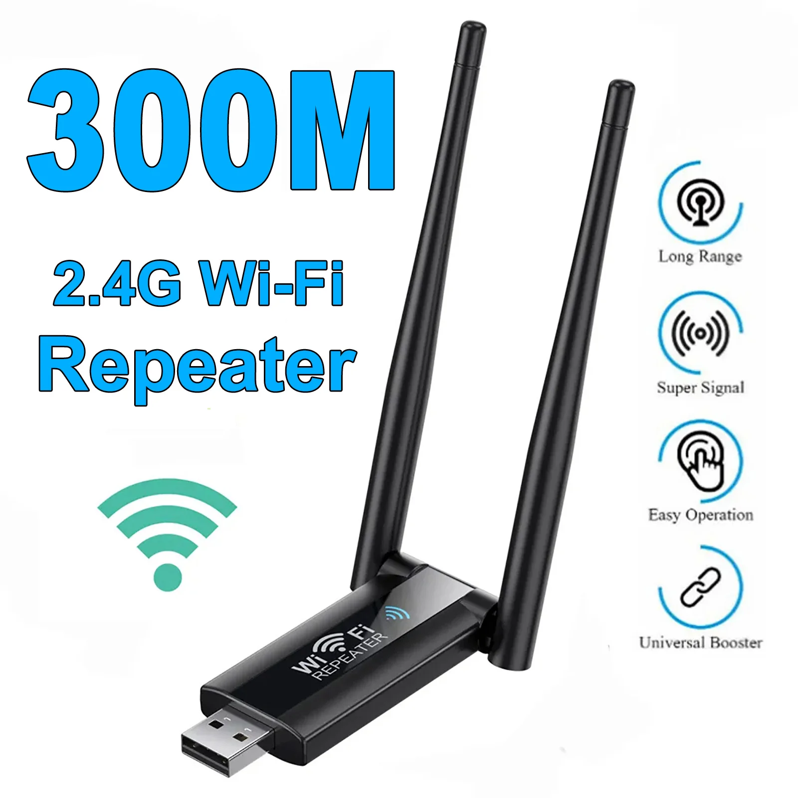KEBIDUMEI 300Mbps USB Wireless - огляд і ціна Wifi Range Extender