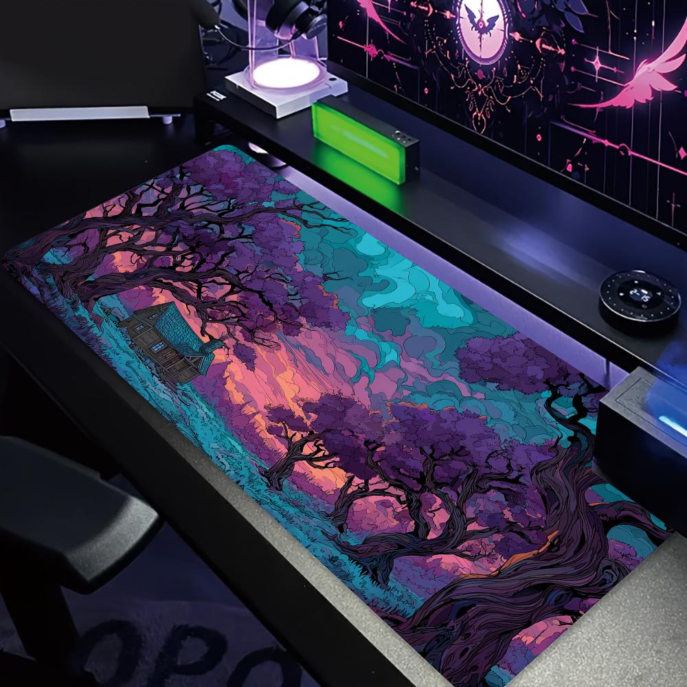 Mysterious Purple Forest large - огляд і ціна Office Desk Tech Accessories
