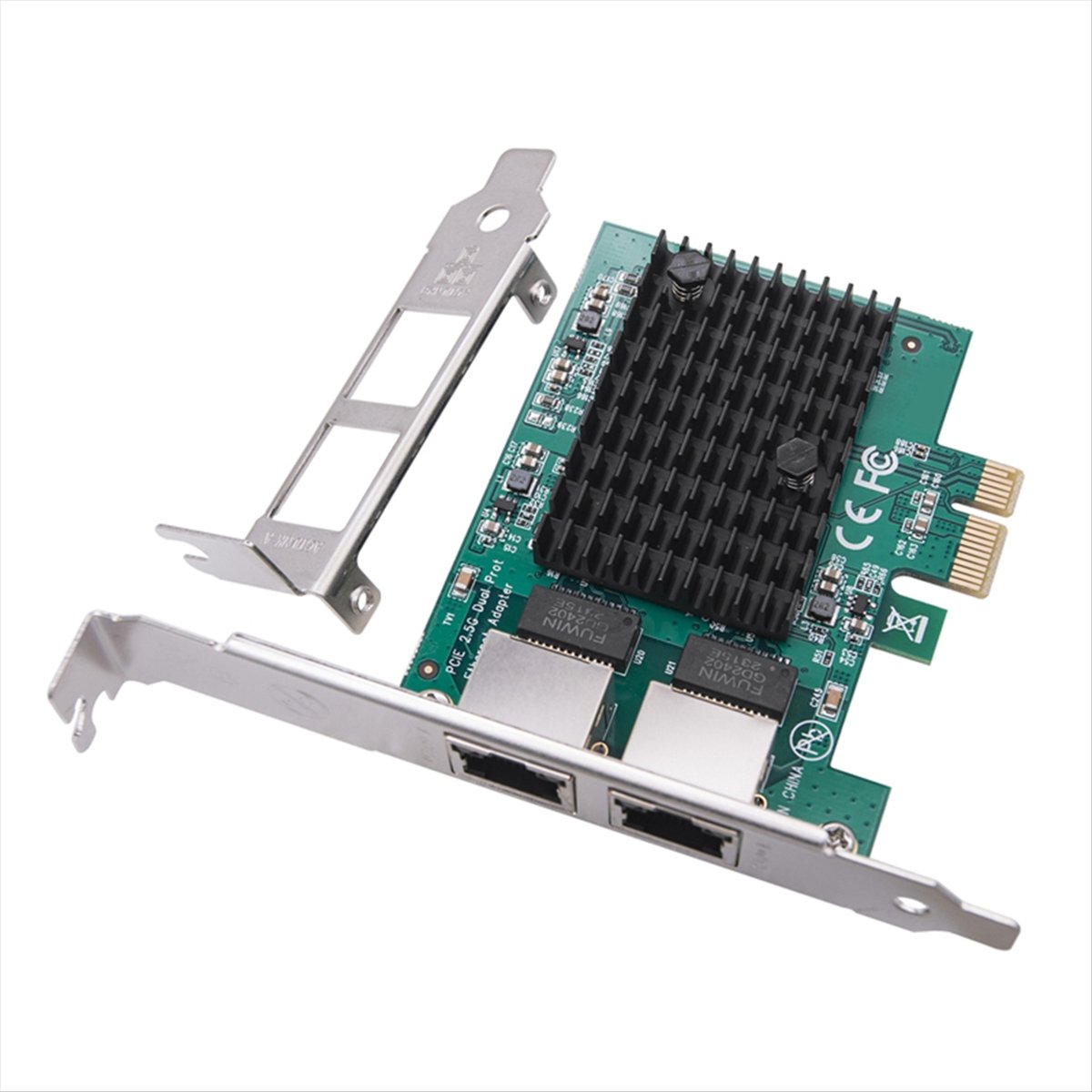 ABAN 2 Port 2.5G PCIe Network  - огляд і ціна Gigabit Network Card